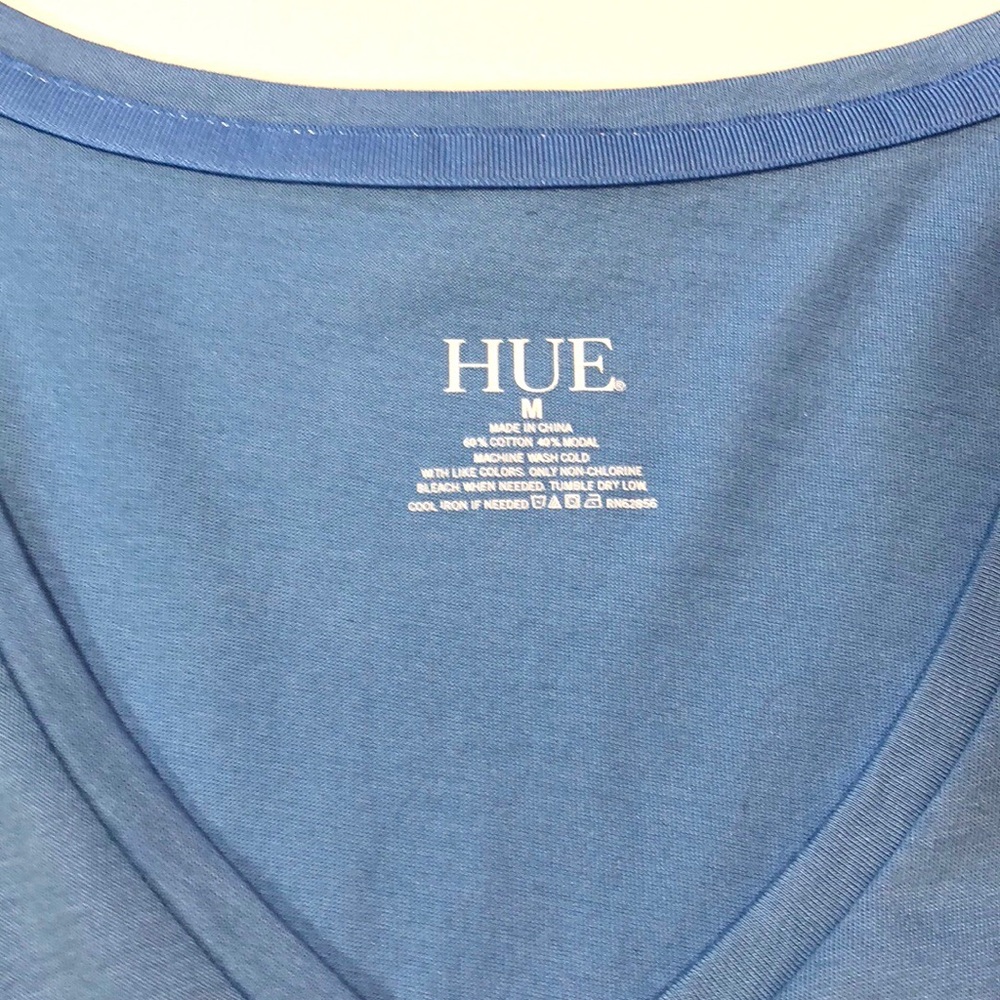 NWT HUE Pajamas-Long Sleeve Top & Flannel Bottoms - Picture 3 of 8